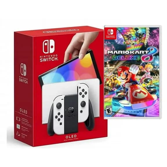 Nintendo Switch OLED Mario Red